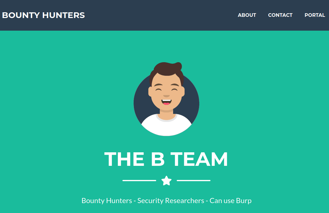 Página principal del servidor web