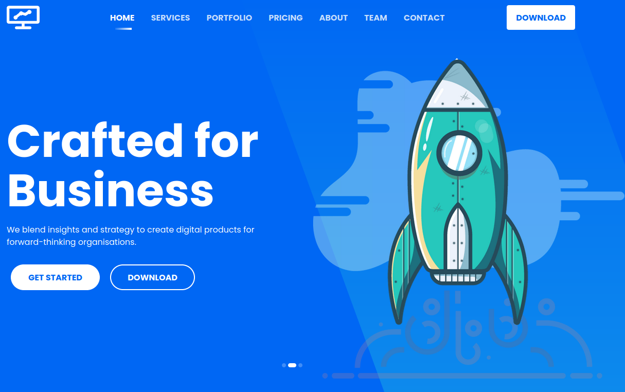 Página principal del servidor web