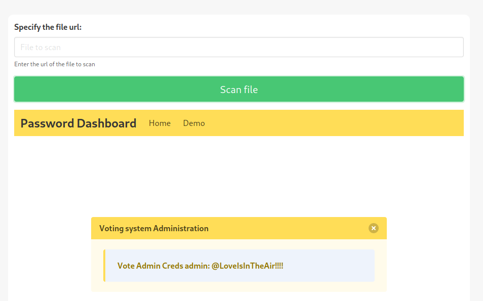 Contenido del servicio HTTP del puerto 5000