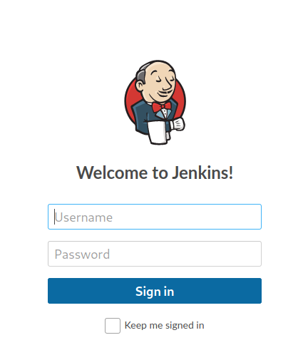 Página principal del servidor web
