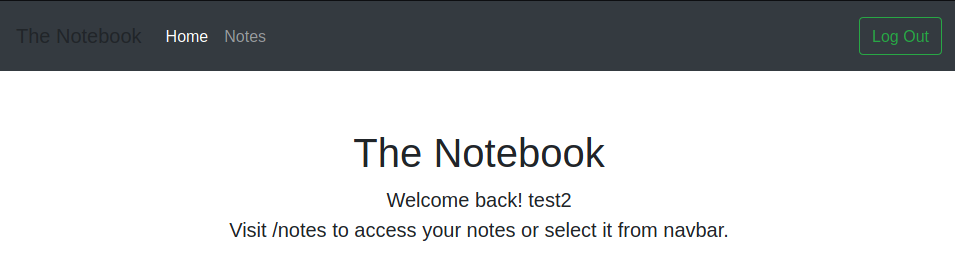 Panel principal del usuario de la plataforma web